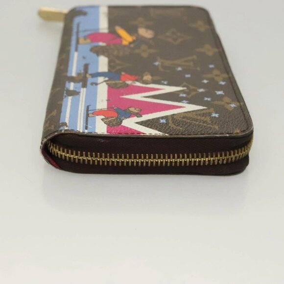 LOUIS VUITTON Monogram Holiday Collection Zippy Wallet M63379 LV Auth 130079 - Picture 6 of 16